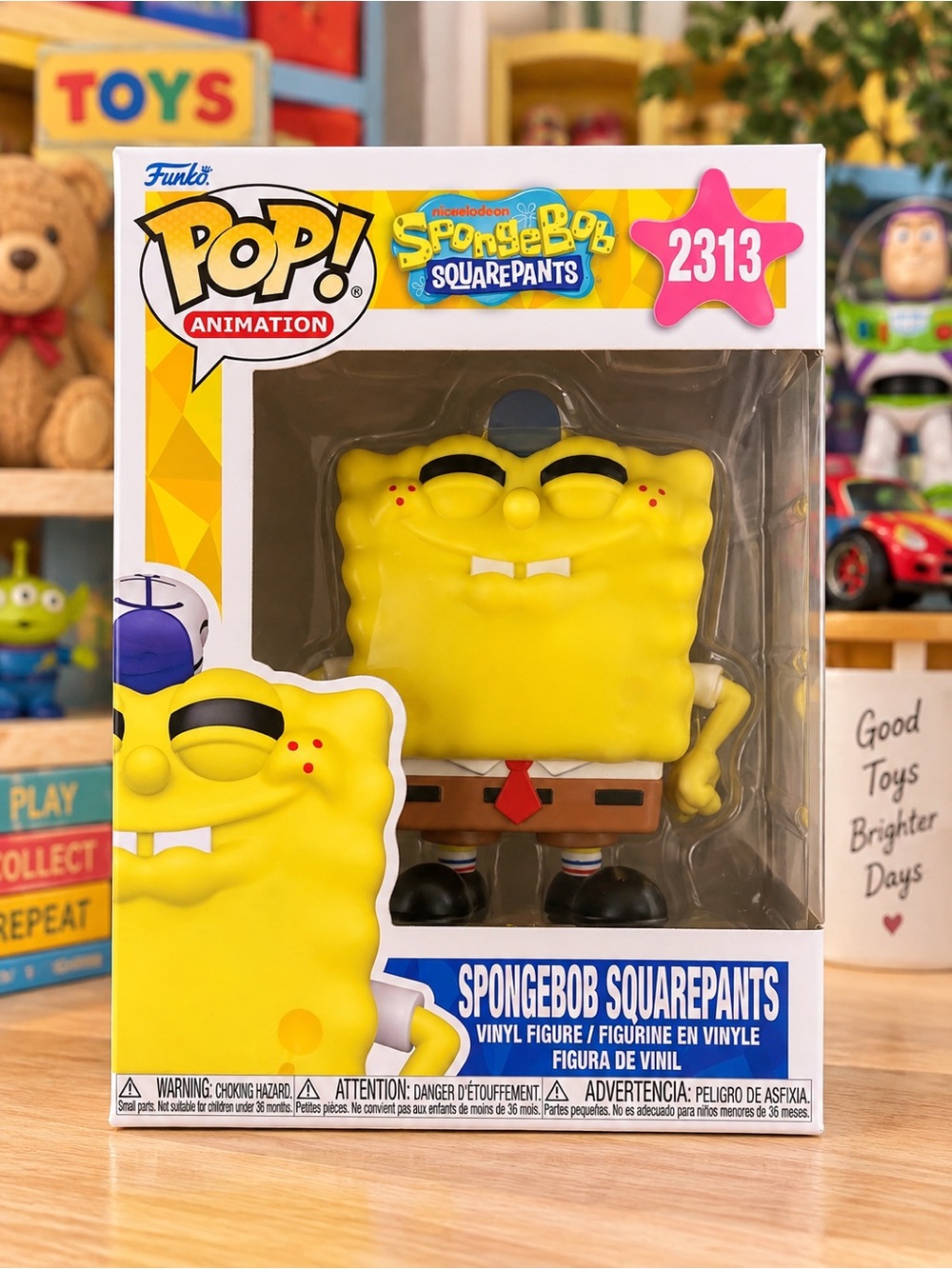 Funko Pop! Animation SpongeBob SquarePants Grinning #2313 Vinyl Figure